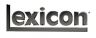 Lexicon
